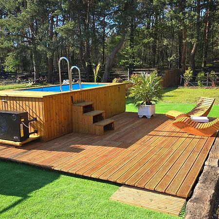 Vip Village Las Woda Rower - Podgrzewany Basen, Balia, Sauna Miedzierza 外观 照片
