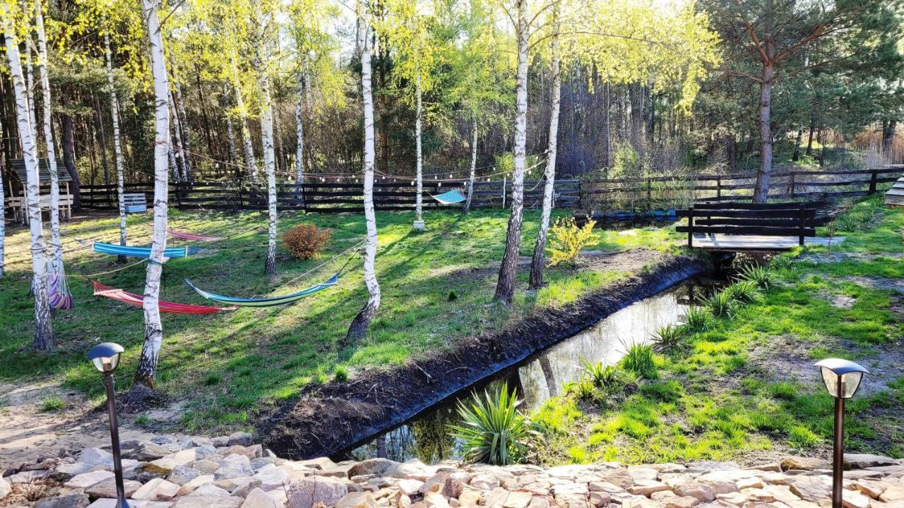 Vip Village Las Woda Rower - Podgrzewany Basen, Balia, Sauna Miedzierza 外观 照片