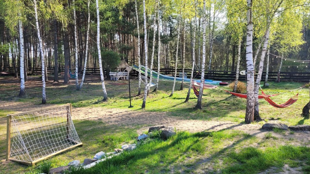 Vip Village Las Woda Rower - Podgrzewany Basen, Balia, Sauna Miedzierza 外观 照片