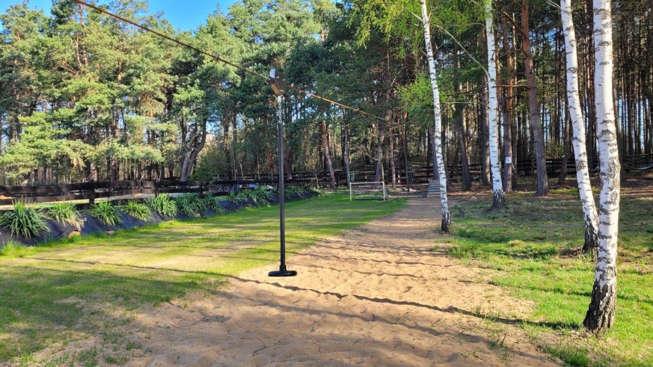 Vip Village Las Woda Rower - Podgrzewany Basen, Balia, Sauna Miedzierza 外观 照片