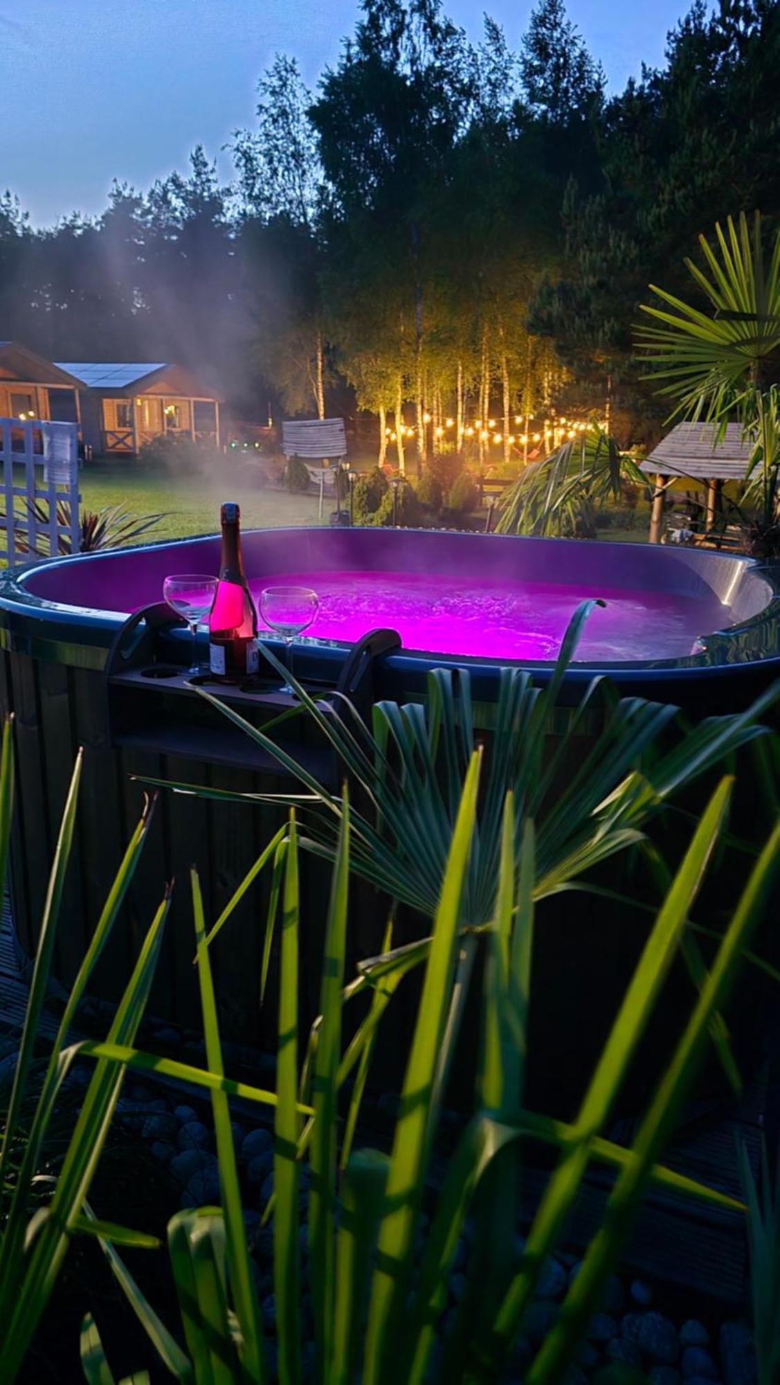 Vip Village Las Woda Rower - Podgrzewany Basen, Balia, Sauna Miedzierza 外观 照片
