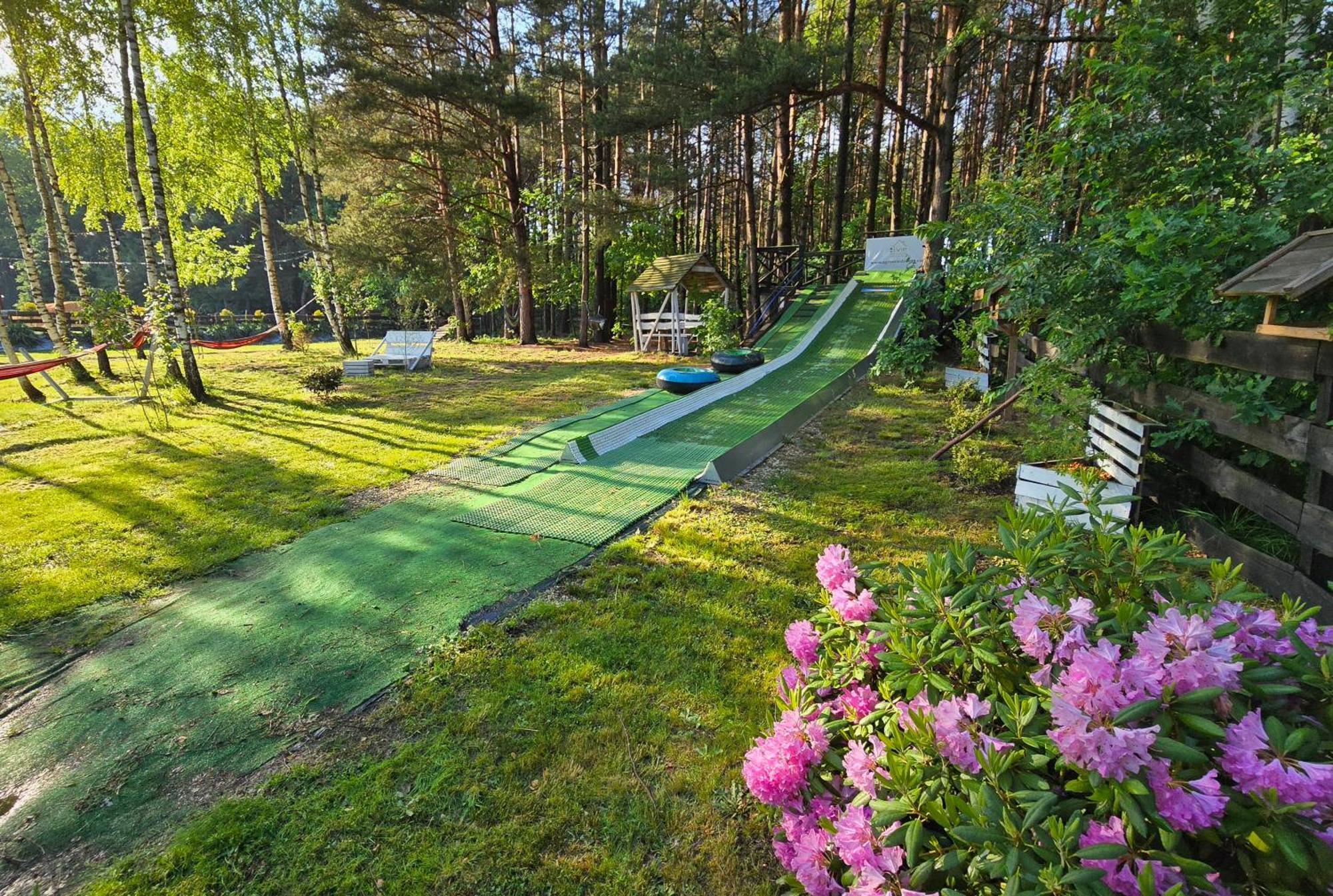 Vip Village Las Woda Rower - Podgrzewany Basen, Balia, Sauna Miedzierza 外观 照片