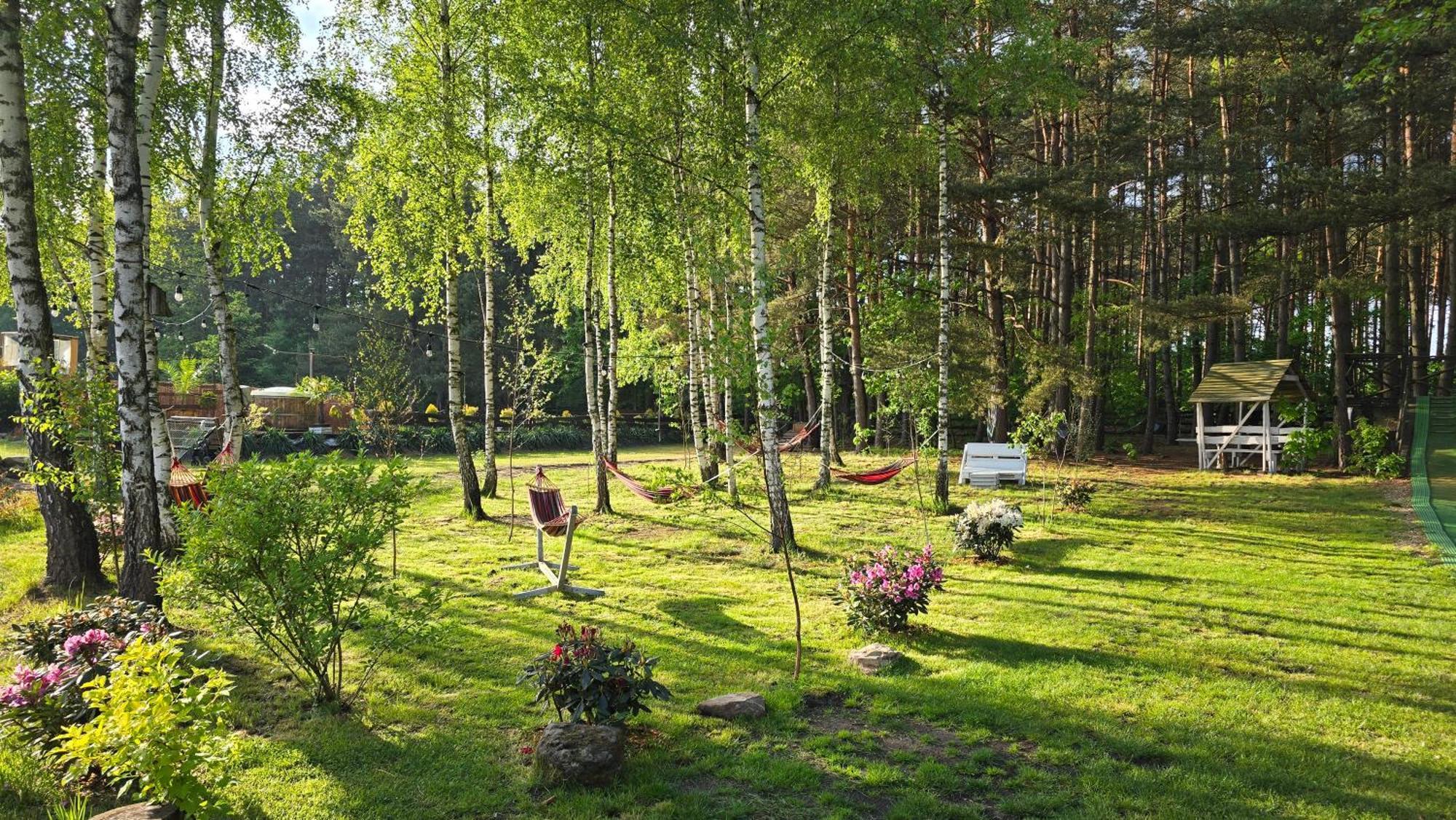 Vip Village Las Woda Rower - Podgrzewany Basen, Balia, Sauna Miedzierza 外观 照片