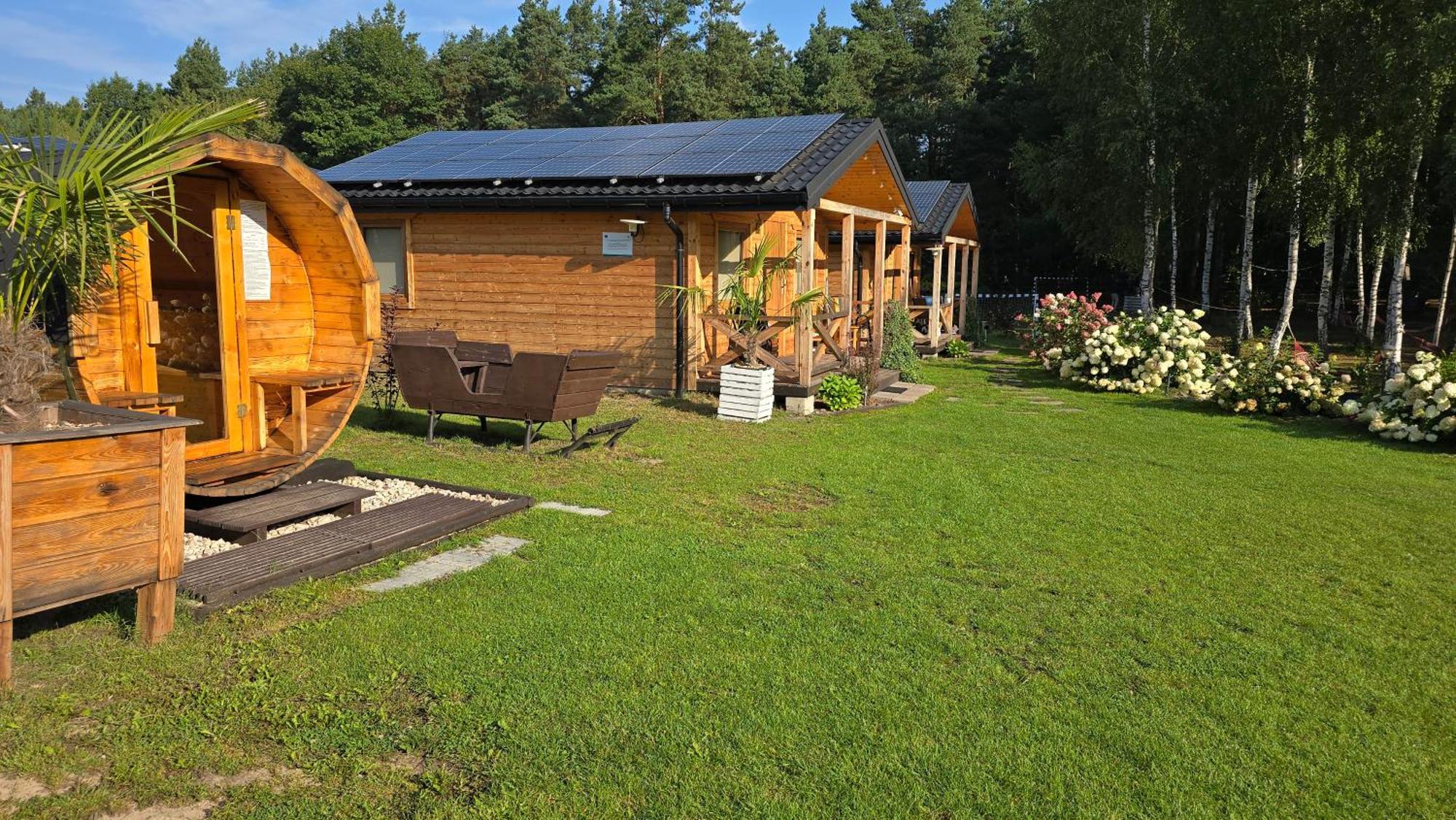 Vip Village Las Woda Rower - Podgrzewany Basen, Balia, Sauna Miedzierza 外观 照片