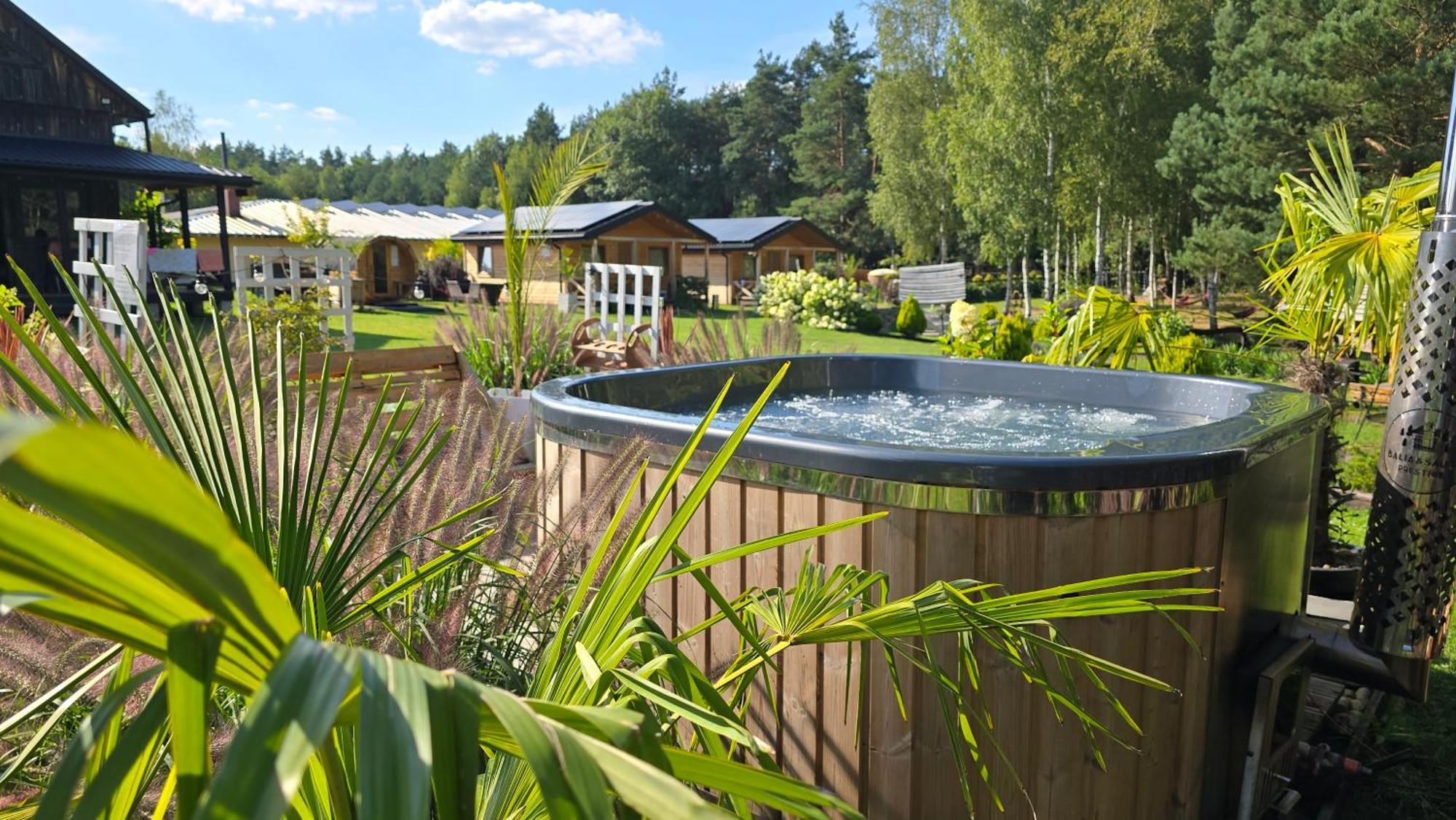 Vip Village Las Woda Rower - Podgrzewany Basen, Balia, Sauna Miedzierza 外观 照片