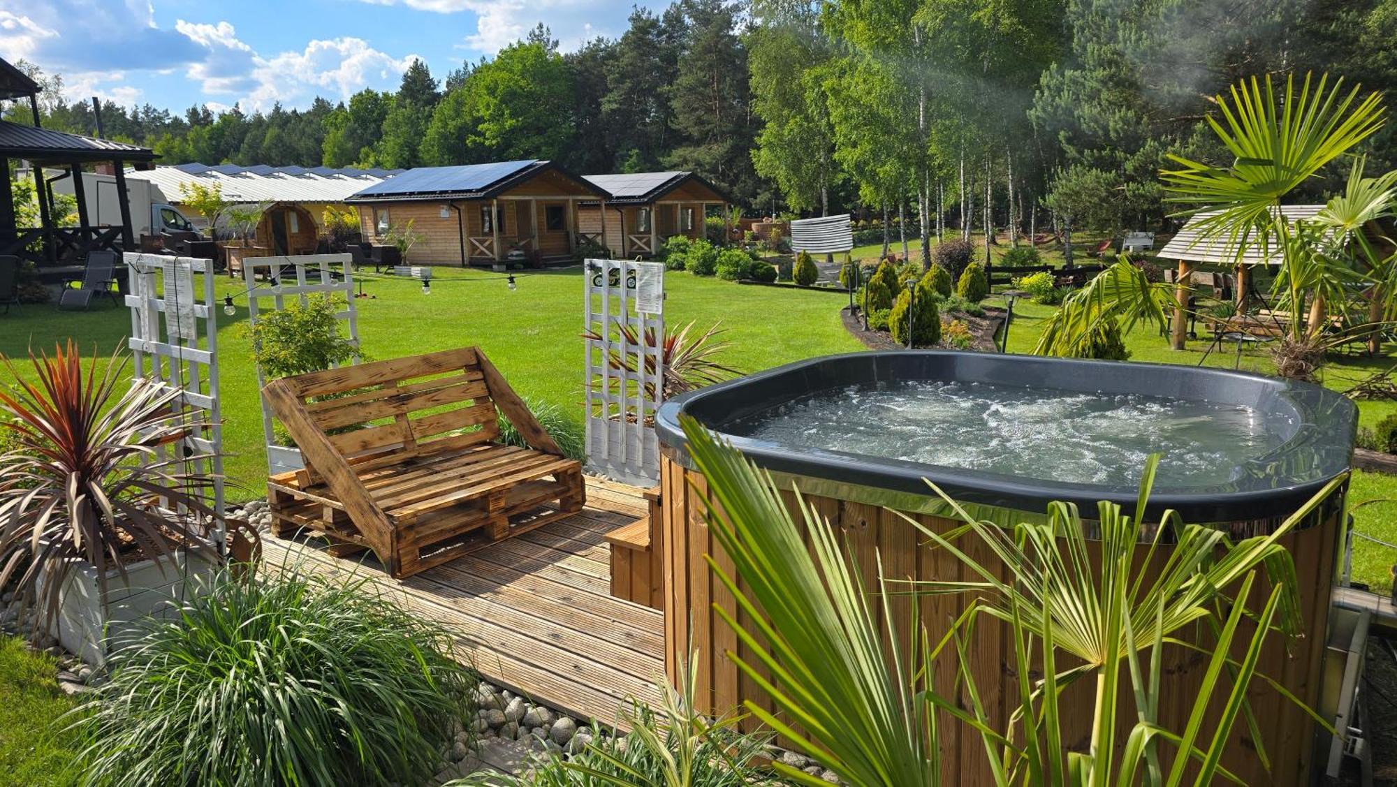 Vip Village Las Woda Rower - Podgrzewany Basen, Balia, Sauna Miedzierza 外观 照片